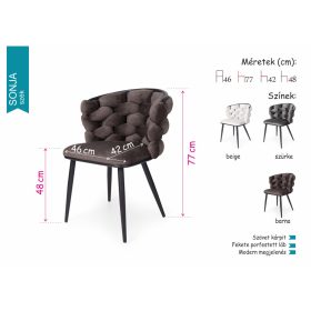 Sonja szék Enzo asztallal étkezőgarnitúra