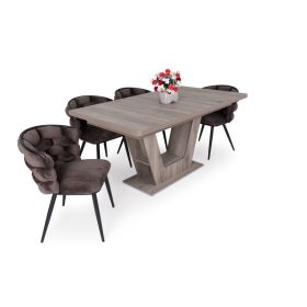 Sonja szék Prága étkezőasztallal - étkezőgarnitúra