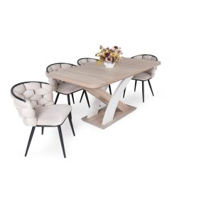 Deluxe szék Elis asztallal étkezőgganitúra