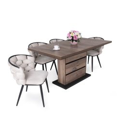 Sydney asztal Sonja székkel étkezőgarnitúra