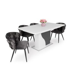 Alíz étkezőasztal Sonja székkel - étkezőgarnitúra