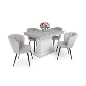 Serena szék  Flóra étkezőasztallal  - étkezőgarnitúra