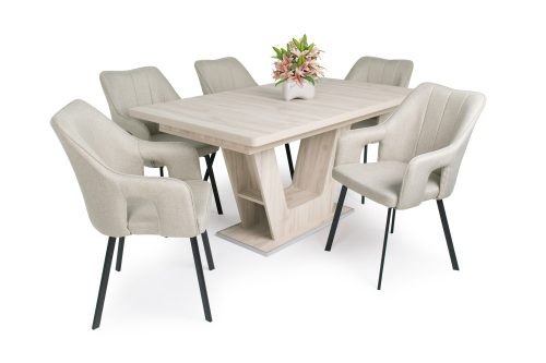 Imperial szék Prága étkezőasztallal - étkezőgarnitúra