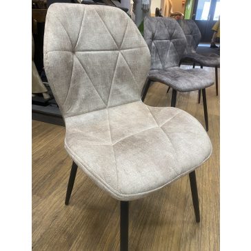 Vanda behúzott szövetes beige szék