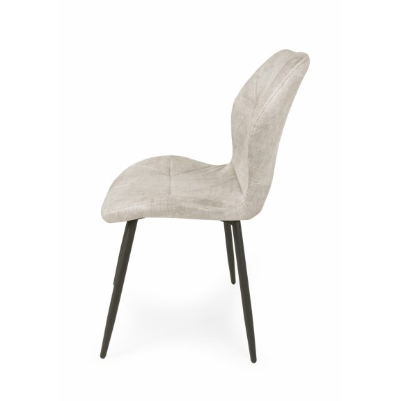 Vanda behúzott szövetes beige szék