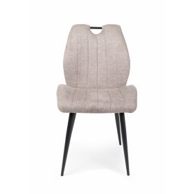 Nelly szék világosbarna szövettel