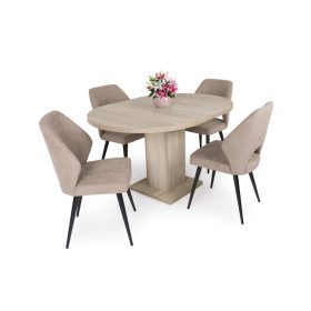 Marocco asztal Aspen székkel