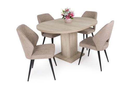 Marocco asztal Aspen székkel