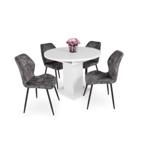   Marocco nyitható kör étkezőasztal Vanda székkel  - étkezőgarnitúra