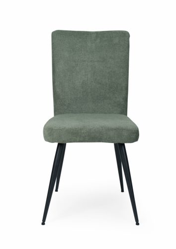 ELENA sötétzöld szövet kárpitos szék