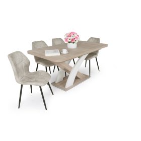 Elis  étkezőasztal Vanda székkel  - étkezőgarnitúra