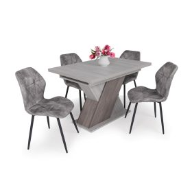 Diana étkezőasztal Vanda székkel  - étkezőgarnitúra