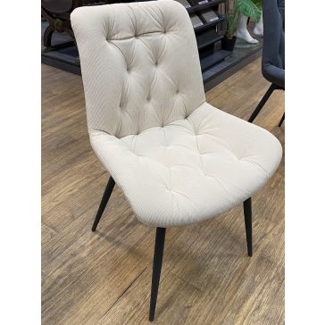 Korina kordbársony beige szék
