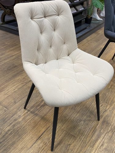 Korina kordbársony beige szék