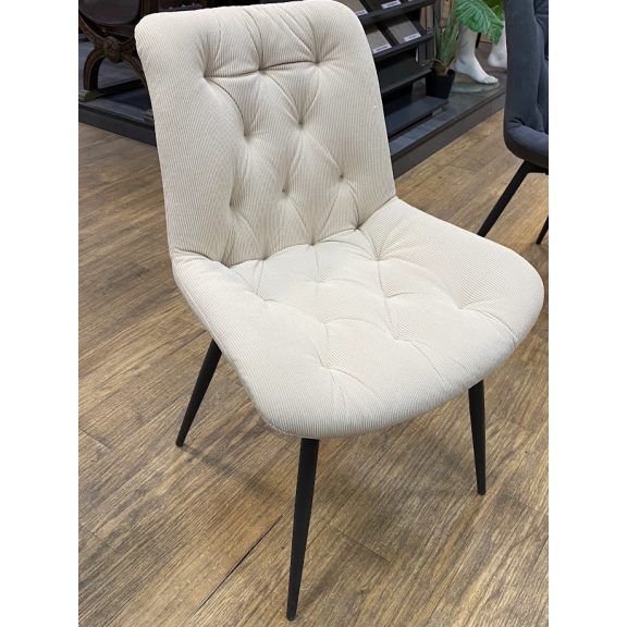 Korina kordbársony beige szék