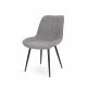 Dexter szürke szék buklé szövettel