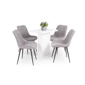 Kira asztal Dexter buklé szövetes székkel