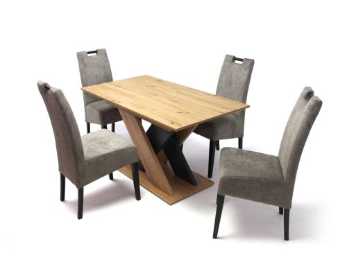 Berlin asztal Artisan/Antracit 135 cm