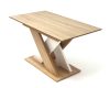Berlin asztal Sonoma/Fehér 160 cm