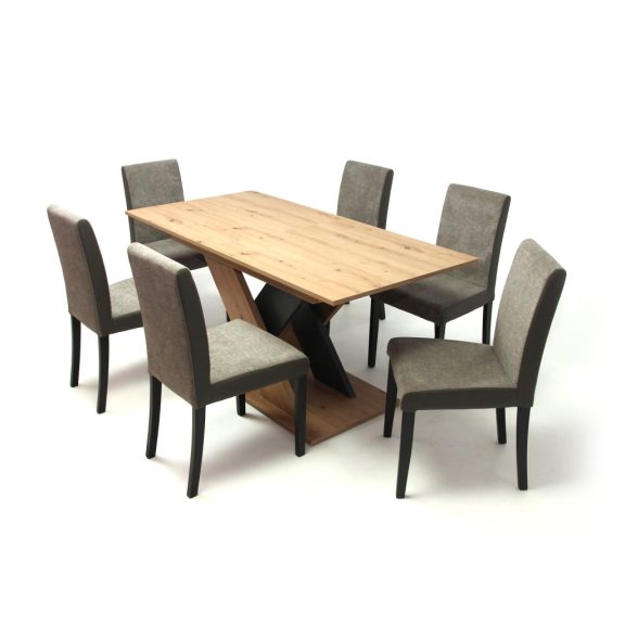 Berlin asztal Artisan/Antracit 160 cm