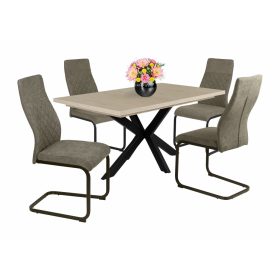   Teo szánkótalpas szék Dorothy asztallal - étkezőganitúra