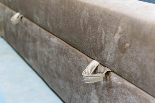 TYP 56 bézs boxpring ágy