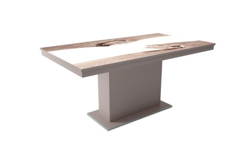 Capuccino , sonoma tölgy fehér epoxy