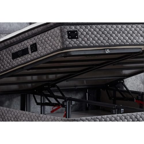 BABYLON kárpitozott ágyneműtartós ágy SZETT matraccal 180*200