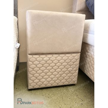   BABYLON beige kárpitozott ágyneműtartós ágy SZETT matraccal 180*200