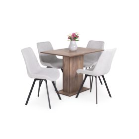   Kira  étkezőasztal Milla forgó étkezőszékkel  - étkezőgarnitúra