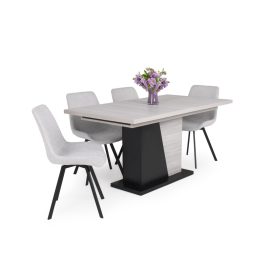   Norton asztal Milla forgó étkezőszékkel étkezőgarnitúra