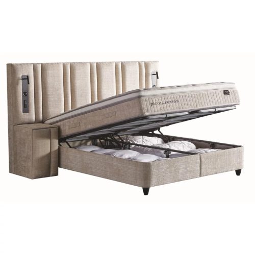 RIVIERA kárpitozott ágyneműtartós ágy 