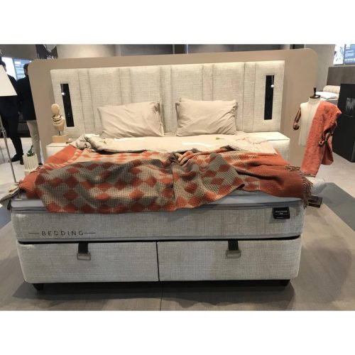 RIVIERA kárpitozott ágyneműtartós ágy 