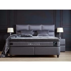 HAMILTON kárpitozott ágyneműtartós ágy