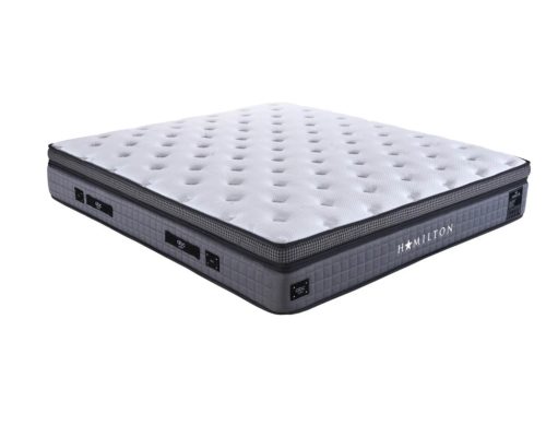 HAMILTON kárpitozott ágyneműtartós ágy