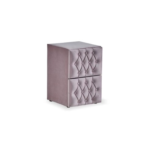 VISCO LUX ROSE kárpitozott éjjeliszekrény