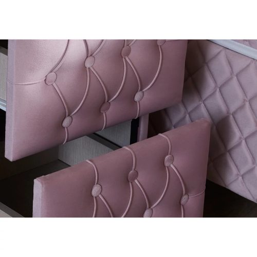 VISCO LUX ROSE kárpitozott éjjeliszekrény