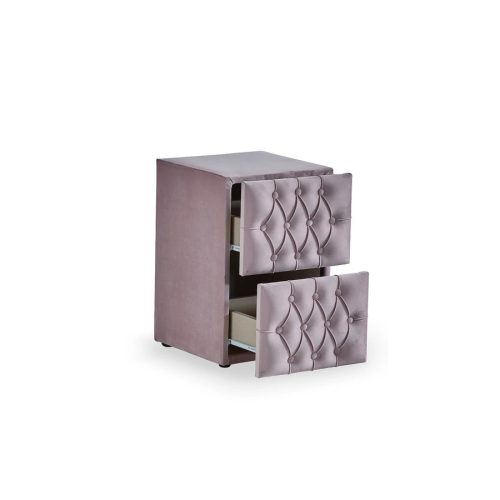 VISCO LUX ROSE kárpitozott éjjeliszekrény