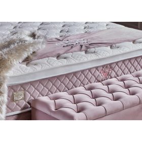 VISCO LUX ROSE kárpitozott tárolós pad