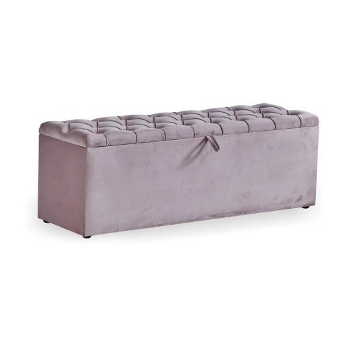 VISCO LUX ROSE kárpitozott tárolós pad