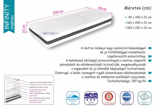 Infinity matrac 140*200