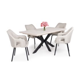   Imperial szövetes szék Dorothy étkezőasztallal  - étkezőgarnitúra