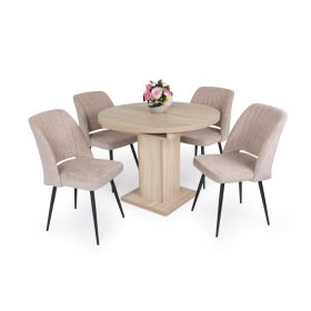   Marocco nyitható kör étkezőasztal Odett székkel  - étkezőgarnitúra