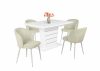 Olaf kordbársony szék Fanni étkezőasztallal  - étkezőgarnitúra