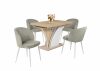 Olaf kordbársony szék Enzo asztallal - étkezőgarnitúra