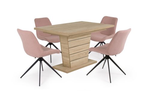 Fox forgatható szék Fanni asztallal - étkezőganitúra