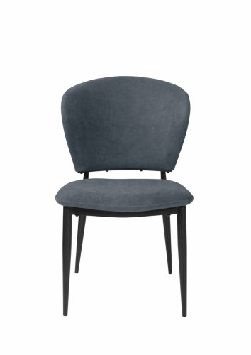 Anett kék szövet kárpitos szék